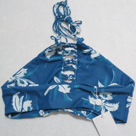 MIKOH west oz Hawaii hula Crochet Halter Top new - Picture 8 of 14